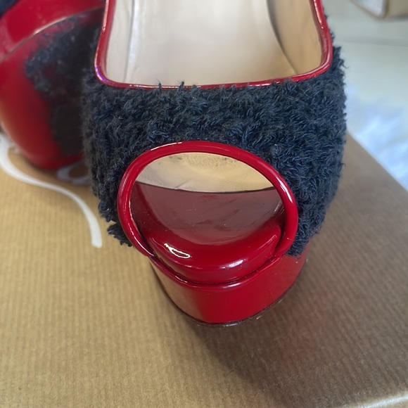 Christian Louboutin Cloth Heels - Picture 9 of 14